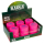 Grinder Alu Pink Hemp Leaf - 40mm - 3 Layers - Display (12 Stk.)