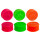 Grinder Plastic - Soft Touch Neon - 50mm - 3 Layers - Display (24 Stk.)