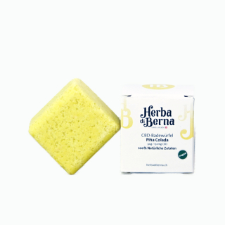 HerbadiBerna CBD Badewürfel 150mg - Pina Colada (1 Stk)