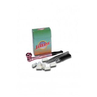 Jilter Alu One-Hit Pipe mit Jilter - Pink