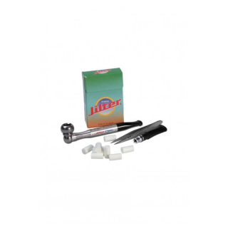 Jilter Pipe Alu 8.5cm +Jilter - One-Hit Silver (1 + 42Stk)