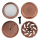 MedusaFilters Grinder Ceramic 64mm - 4Parts Rosé (1 Stk)