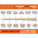 Pure Hemp - Unbleached Hemp Cones - King Size - Box (1000 Stk.)