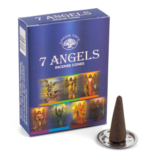 Räucherkegel - Green Tree - 7 Angels (12 x 10 Stk.)