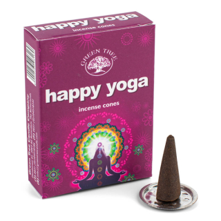 GreenTree RäucherKegel - Happy Yoga (12 x 10Stk)