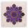 RäucherStäbchenHalter - SandsteinViereckig Mandala Blume (1 Stk)