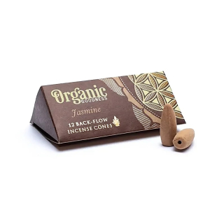 OrganicGoodness RückflussKegel - Jasmin (6 x 12Stk)