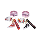 HelloKitty Schlüsselanhänger - Rot/Schwarz (1 x 24Stk)