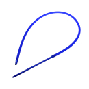 Shisha Silikonschlauch mit XL Alumundstück - 1.5...