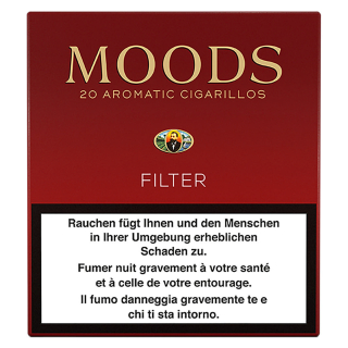 NP1205 Dannemann Cigarillo - Moods Gold Filter (5 x 20Stk)