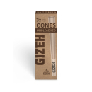 GIZEH Unbleached Cones (24 x 3 Stk.)