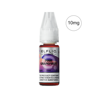 ELFLIQ - Elfbar Liquid (10ml/10mg) Pink Grapefruit MHD 07.25