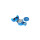 SuperHeroes Grinder Alu 50mm - 4Parts Dog with Glasses Blue (1 Stk)