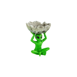 Aschenbecher Keramik 11cm - Alien Meteor (1 Stk)