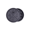 FireFlow Grinder Hemp 55mm - 2Parts 420 Logo (1 Stk)