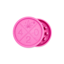 FireFlow Grinder Hemp 55mm - 2Parts 420 Logo (1 Stk)