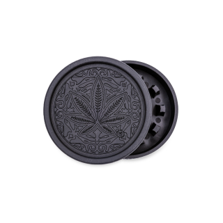 FireFlow Grinder Hemp 55mm - 2Parts Trance Leaf (1 Stk)