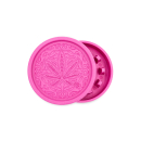 FireFlow - Hemp Grinder 5.5cm 2P - Trance Leaf (1 Stk.)