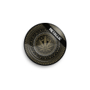FireFlow - Metal Ashtray - Leaves 38 3/4  metallic - 14cm...