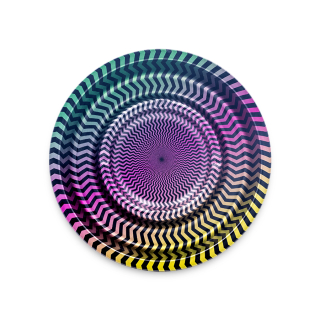 FireFlow - Metal Coffeeshop Ashtray - M - Trippy 2 16cm (1 Stk.)