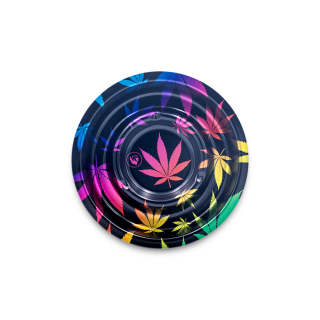 FireFlow - Metal Coffeeshop Ashtray - S - Leaves Gradient 13.6cm (1 Stk.)