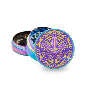 FireFlow Grinder Metal 40mm - 3Parts Icy Trance Leaf (1 Stk)
