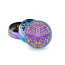 FireFlow - Metal Grinder 4cm 3P - Icy - Trance Leaf (1 Stk.)