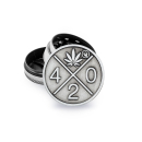 FireFlow Grinder Metal 40mm - 3Parts Silver 420 (1 Stk)