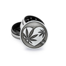 FireFlow Grinder Metal 40mm - 3Parts Silver 420 Heart (1...