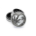 FireFlow Grinder Metal 40mm - 3Parts Silver 420 Heart (1 Stk)
