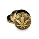 FireFlow - Metal Grinder 5cm 4P - Gold - Geometrical Leaf...