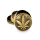 FireFlow Grinder Metal 50mm - 4Parts Gold Geometrical Leaf (1 Stk)