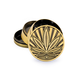 FireFlow Grinder Metal 50mm - 4Parts Gold Highlife (1 Stk)