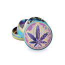 FireFlow - Metal Grinder 5cm 4P - Icy - Geometrical Leaf...