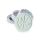 FireFlow Grinder Metal 50mm - 4Parts Icy Pearl 420 Love (1 Stk)