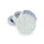 FireFlow Grinder Metal 50mm - 4Parts Icy Pearl Trance Leaf (1 Stk)