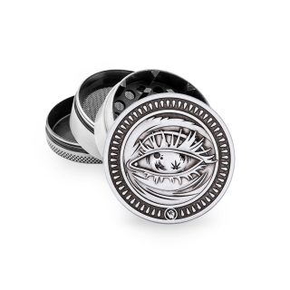 FireFlow Grinder Metal 50mm - 4Parts Silver Faded (1 Stk)