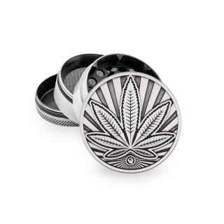 FireFlow Grinder Metal 50mm - 4Parts Silver Highlife (1 Stk)