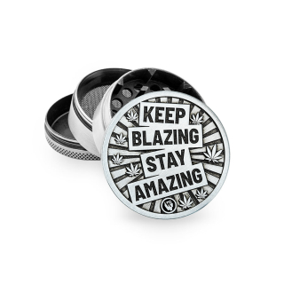 FireFlow - Metal Grinder 5cm 4P - Silver - Keep Blazing (1 Stk.)
