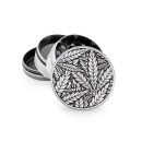 FireFlow - Metal Grinder 5cm 4P - Silver - Leaves 33 (1...