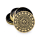 FireFlow - Metal Grinder 6cm 4P - Gold - Leaf Pattern (1 Stk.)