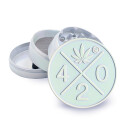 FireFlow - Metal Grinder 6cm 4P - Icy Pearl - 420 Logo (1...