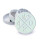 FireFlow - Metal Grinder 6cm 4P - Icy Pearl - 420 Logo (1 Stk.)
