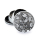 FireFlow - Metal Grinder 6cm 4P - Silver - THC Molecules (1 Stk.)