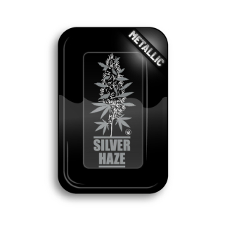 FireFlow - Rolling Tray - M -  Silver Haze - 27.5cm x 17.5cm (1 Stk.)