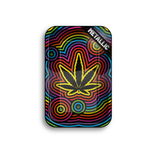 FireFlow - Rolling Tray - M - Circle Leaf - 27.5cm x 17.5cm (1 Stk.)