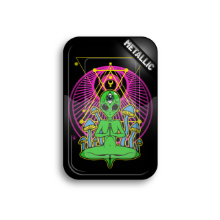 FireFlow - Rolling Tray - M - Trippy Alien - 27.5cm x 17.5cm (1 Stk.)