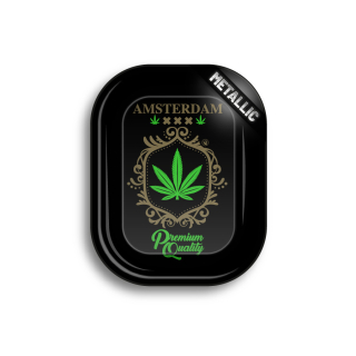 FireFlow - Rolling Tray - S - Adam Leaf Gold - 14cm x 18cm (1 Stk.)