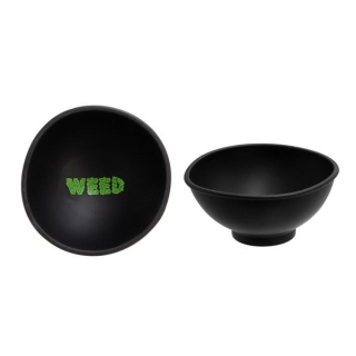 Mischschale 7x3cm - Silikon Weed Black (1 Stk)