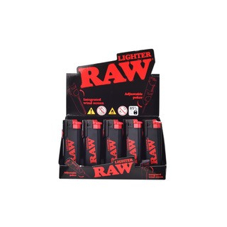 RAW Feuerzeug Jetflame Blue - Phoenix Lighter Black (1 x 30Stk)